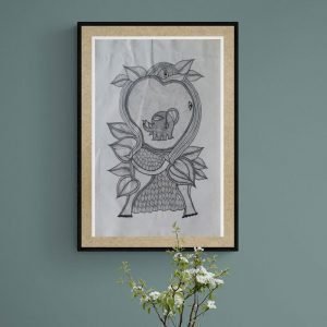 Lord Ganesh - Gond Canvas Painting