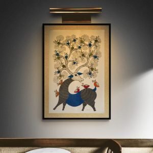 Deer - Gond Canvas Painting