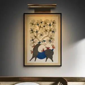 Deer - Gond Canvas Painting