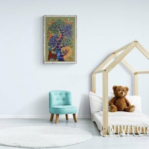 Animal and birds in the willd acrylic Paintings