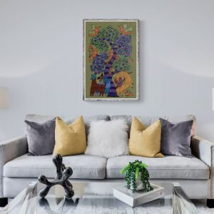 Animal and birds in the willd tribal Paintings