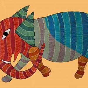 Elephant canvas painting 2