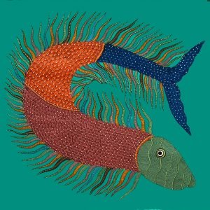 Fish Tribal Painting