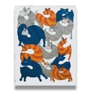 Group of Deer Canvas Painting