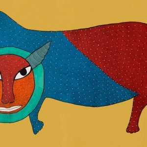 Lion Gond Art and Painting