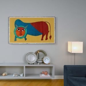 Lion Gond Art and Painting