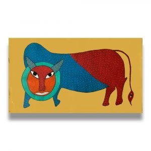 Lion Gond Art and Painting