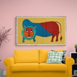 Lion Gond Art and Painting