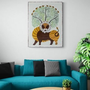 Lion Canvas painting