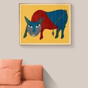 Lion in the wall decor