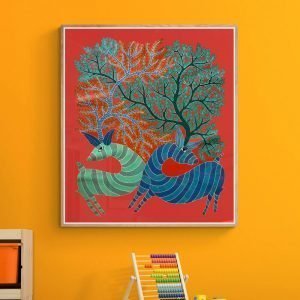 Pair of Deer Canvas Painting
