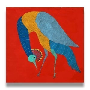 Peacok Acrylic Painting 1