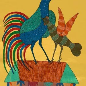 Rooster and Hen on a house Wall Decor