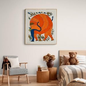 The Elephant Gond Painting