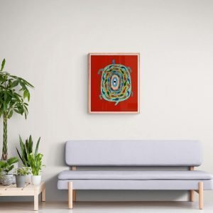 Turtle and fishes Wall Decor