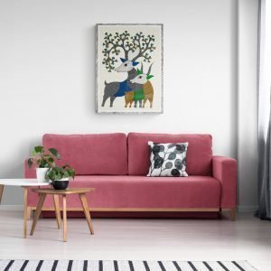 Two Deer wall decor