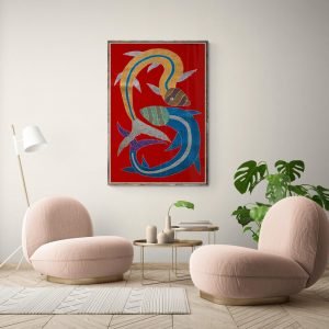 Two fishes canvas Painting