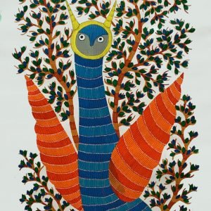 Wild Owl Tribal Painting