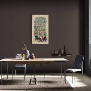 Wild animal under a tree wall decor