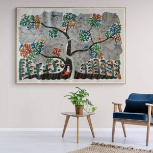 Women Praying Bada Dev Canvas Painting