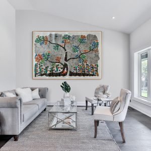 WomenPraying Bada Dev acrylic Painting