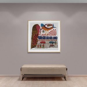 Corona-and-humans-Acrylic-Painting