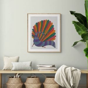 Dancing-Peacock-Tribal-Art