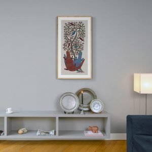 Monitor-Lizards-under-a-tree-home-decor