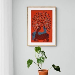 Two-Deer-Canvas-Painting