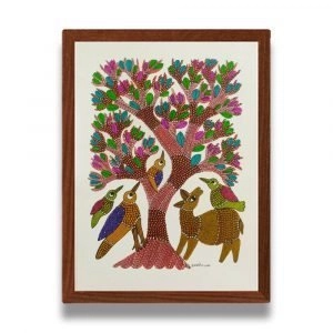 Animals in the Wild Framed Painting