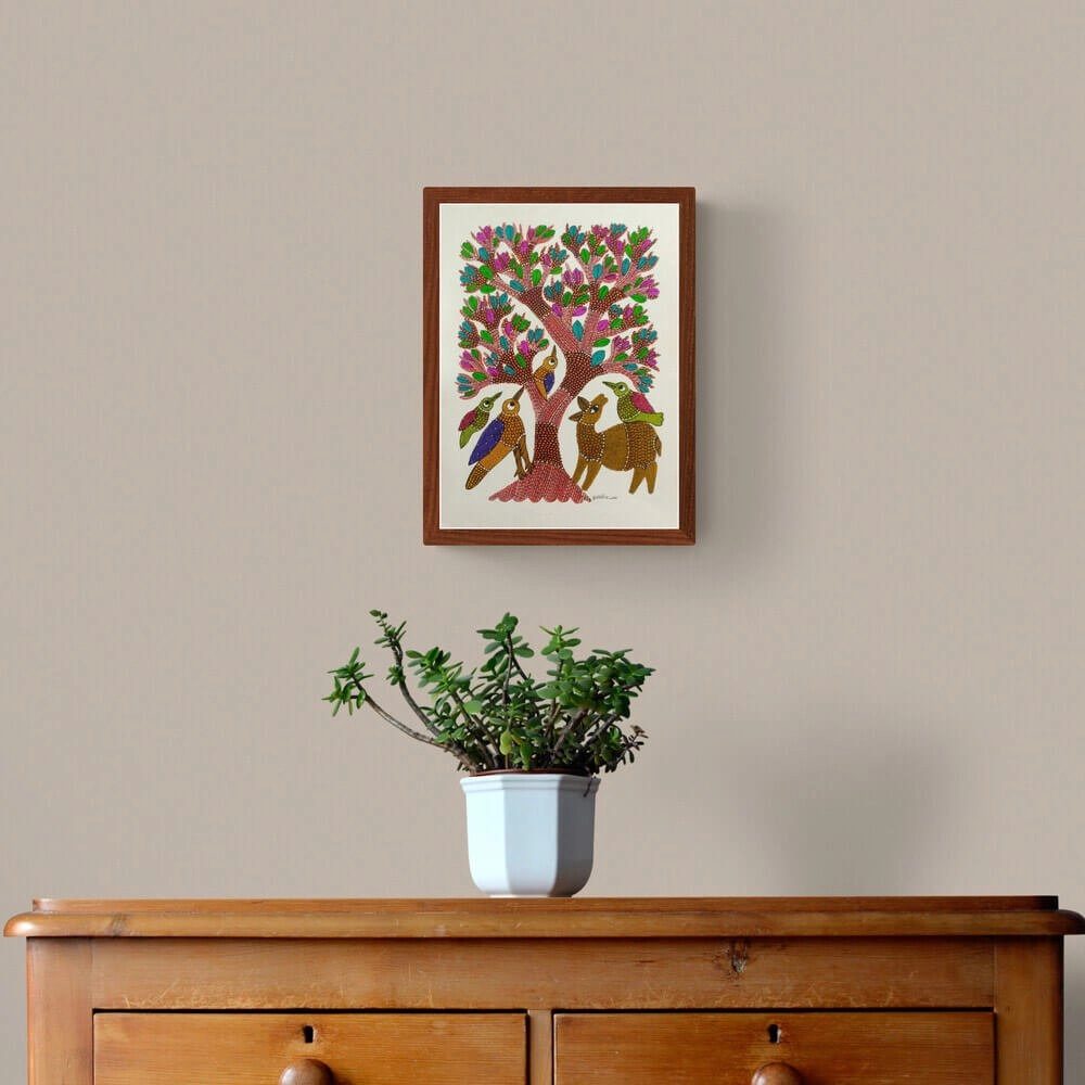 Animals in the Wild Paper Painting
