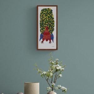 Bird Family Gond Painting