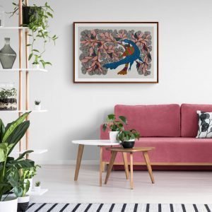 Bird on a Branch Acrylic Painting