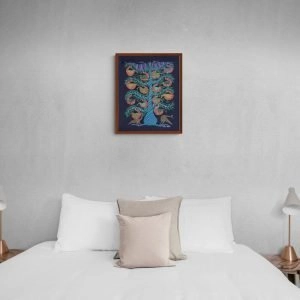 Birds on a tree Canvas art