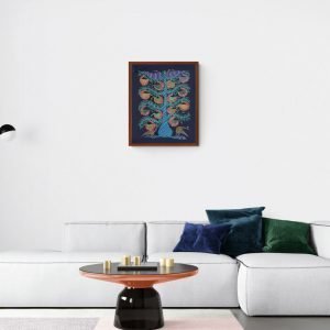 Birds on a tree Pithora art