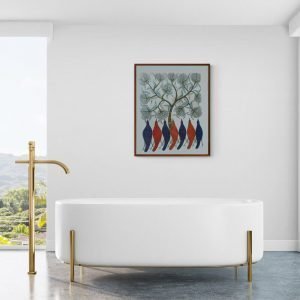 Birds under the Tree Gond Art