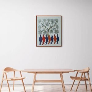 Birds under the Tree Tribal Art