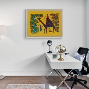 Camel ride Canvas Painting