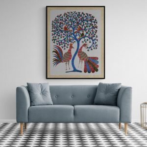 Colourful Birds Canvas Painting