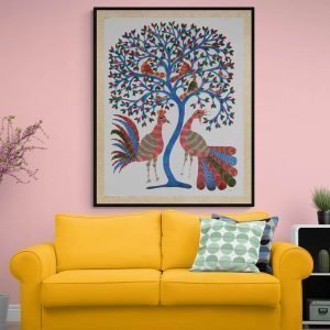 Colourful Birds Gond Art