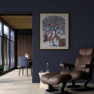 Colourful Birds Tribal Art