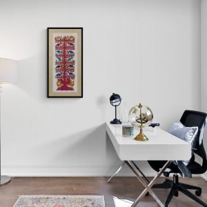 Colourful Birds on a tree Pithora Art