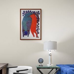 Colourful Wild Animal Acryllic Painting