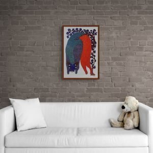 Colourful Wild Animal Canvas Painting