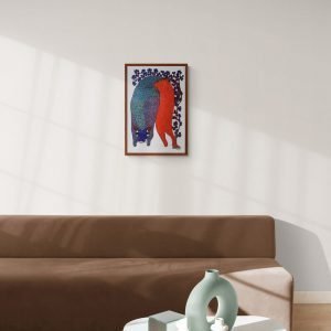 Colourful Wild Animal Tribal Painting