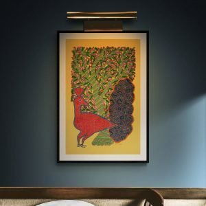 Dancing Peacock Pithora Art