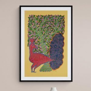 Dancing Peacock Wall Art