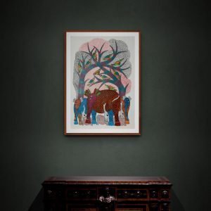 Elepants Canvas Painting