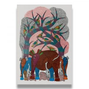 Elepants Tribal Painting