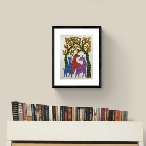 Family of Deer Paper Tribal Art